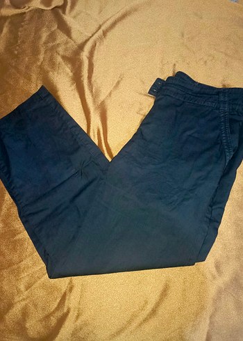 Kadın Lacivert Midi Kot Pantolon