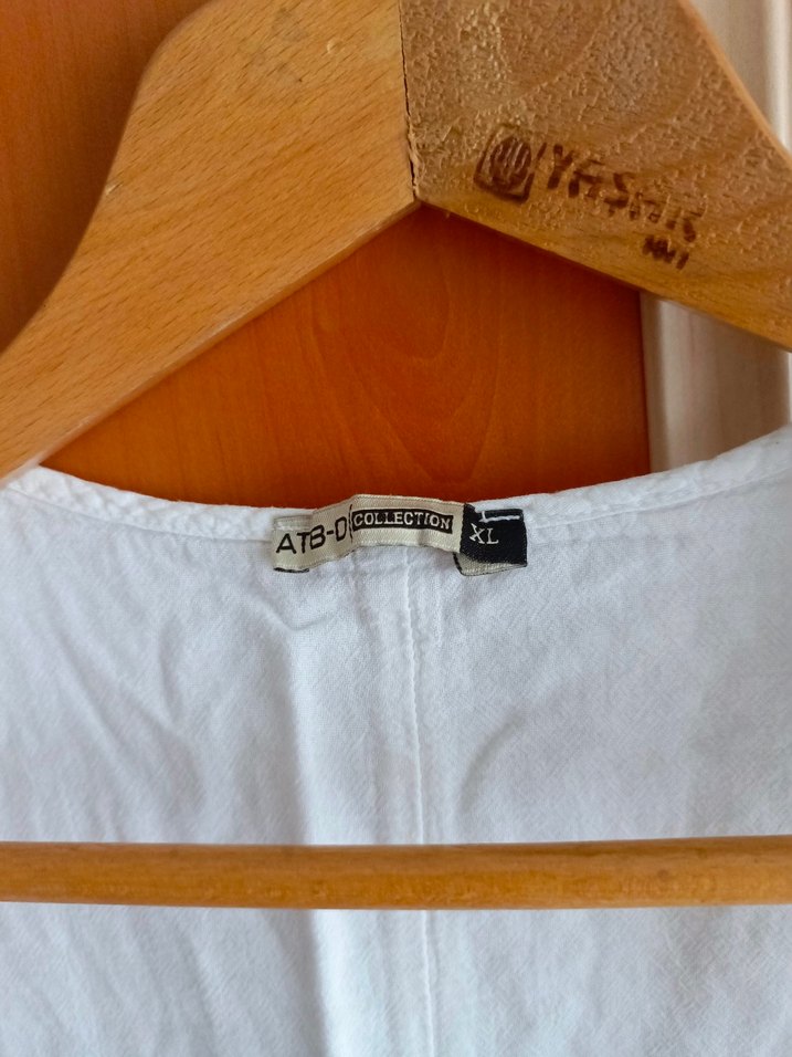 Nakışlı Beyaz elbise - Görsel 2