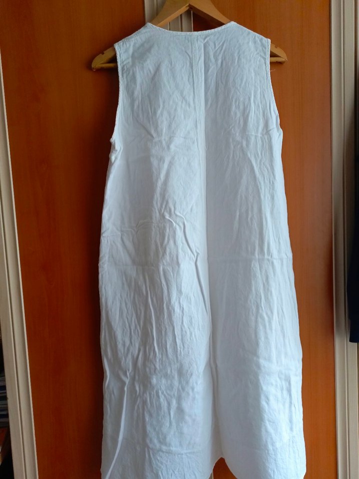 Nakışlı Beyaz elbise - Görsel 3