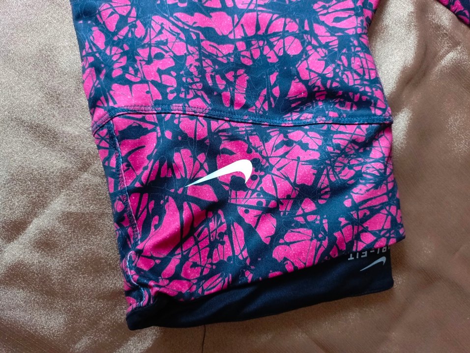 Pembe Batik Desenli  Tayt - Görsel 4