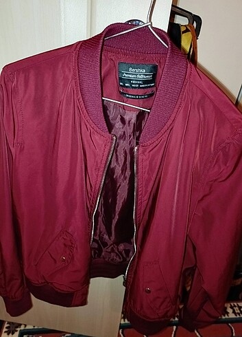 l Beden bordo Renk Bershka mont