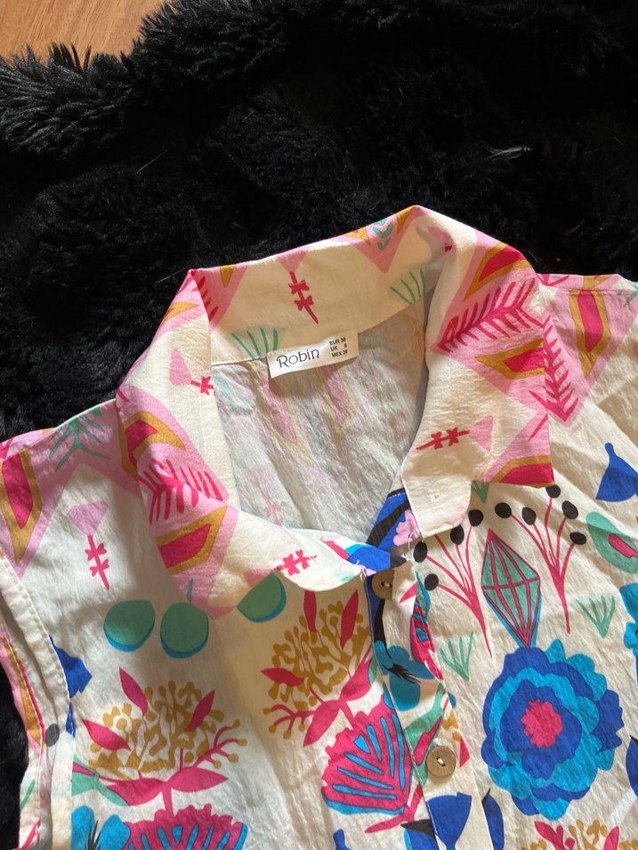 Çok Renkli Bohem Kız Elbisesi - Görsel 2