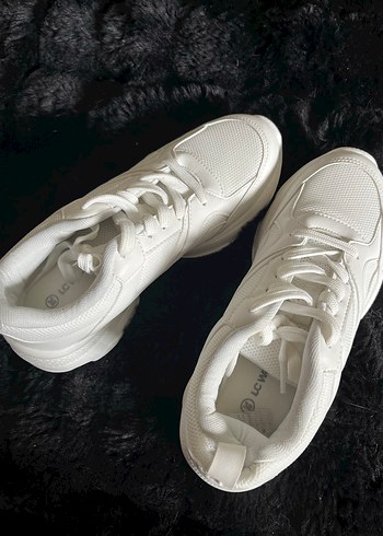 Beyaz unisex erkek  Spor Ayakkabı lcw - Görsel 2