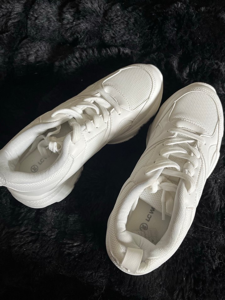 Beyaz unisex erkek  Spor Ayakkabı lcw - Görsel 2