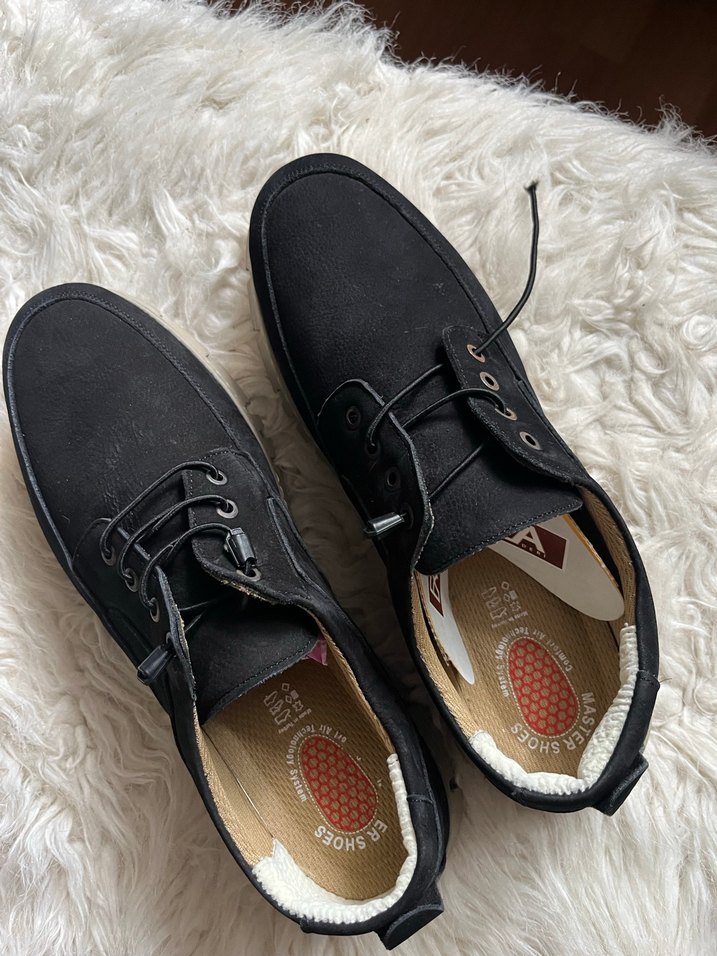 Siyah Süet Bağcıklı Erkek Günlük Ayakkabı - Görsel 4