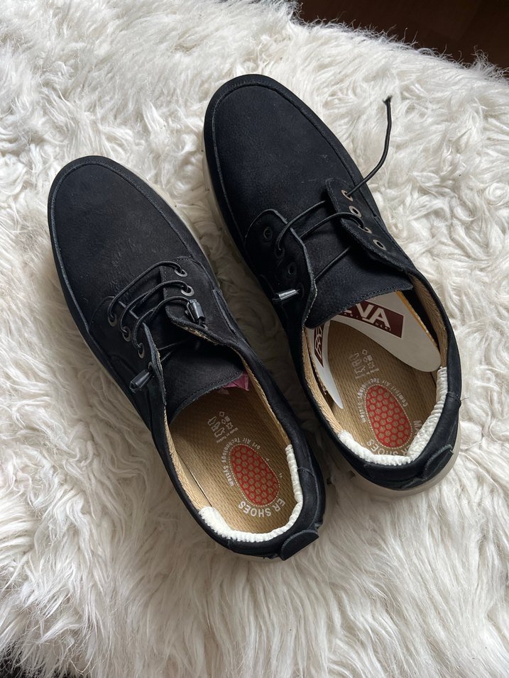 Siyah Süet Bağcıklı Erkek Günlük Ayakkabı - Görsel 3