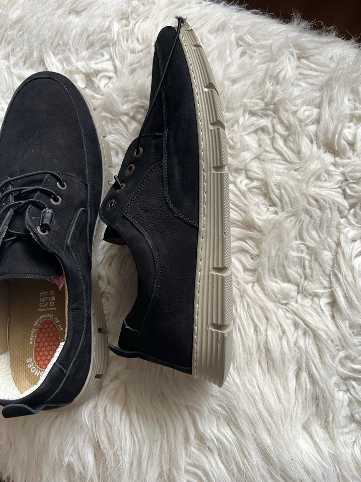 Siyah Süet Bağcıklı Erkek Günlük Ayakkabı - Görsel 2