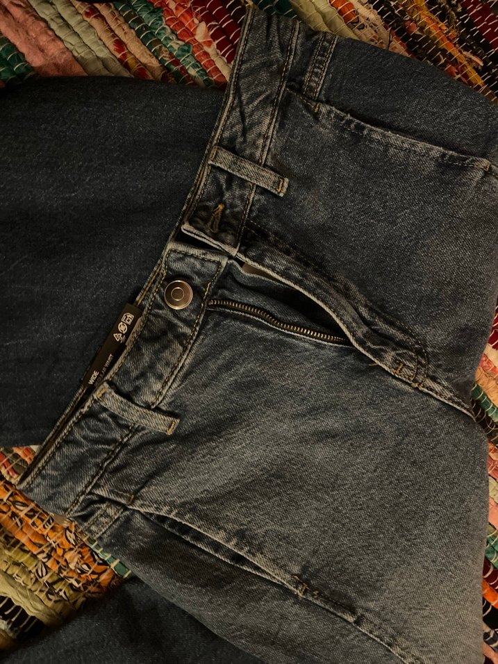 H&M jean pantalon bol paça - Görsel 3