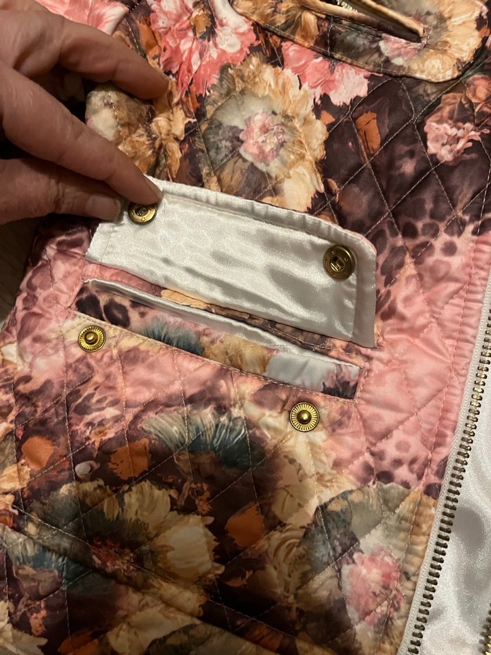 Çiçek Desenli çocuk yağmurluk ceket - Görsel 3