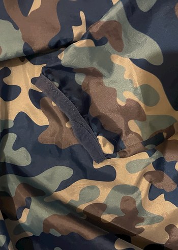 Erkek Çocuk Lacivert Kamuflaj Fermuarlı Ceket - Görsel 5