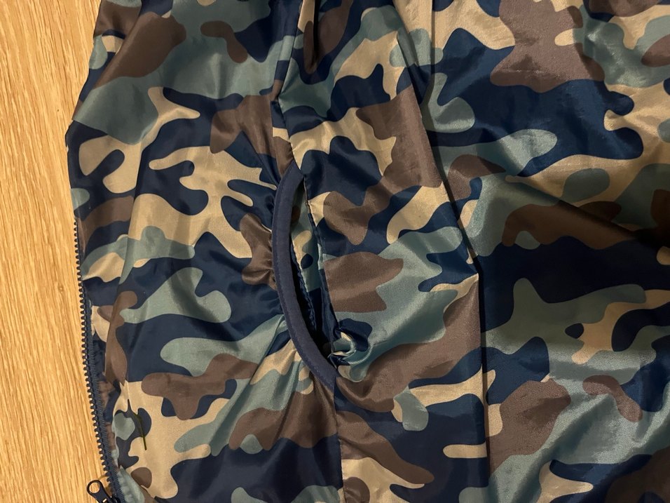 Erkek Çocuk Lacivert Kamuflaj Fermuarlı Ceket - Görsel 4