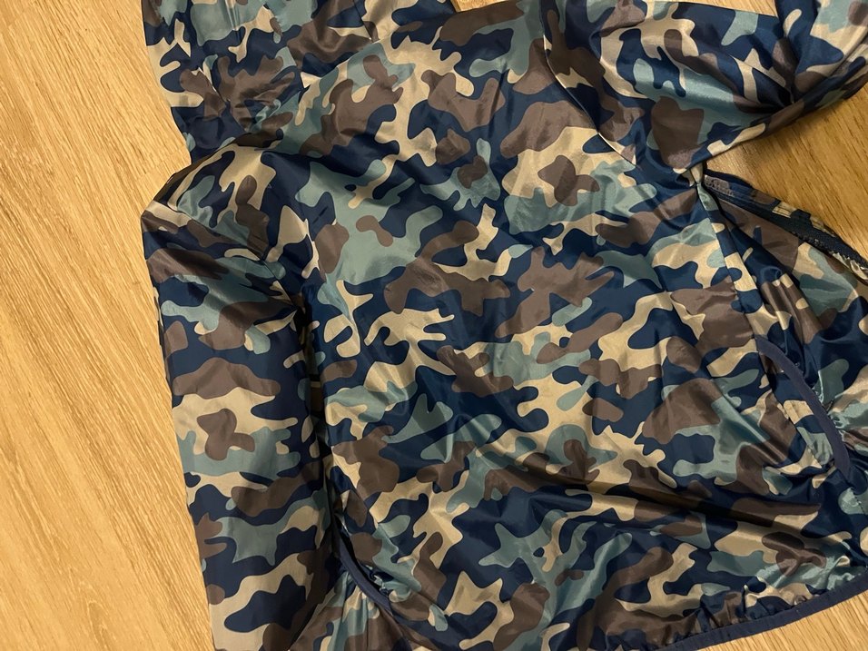 Erkek Çocuk Lacivert Kamuflaj Fermuarlı Ceket - Görsel 3