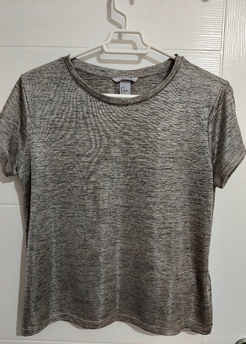 H&M H&M Gri Kısa Kollu Tişört