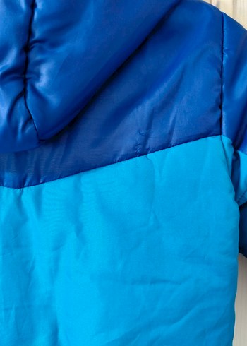 Adidas orjinal Erkek Çocuk Mavi Kapüşonlu Fermuarlı Mont - Görsel 5