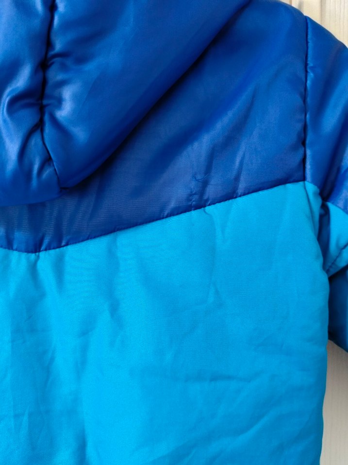 Adidas orjinal Erkek Çocuk Mavi Kapüşonlu Fermuarlı Mont - Görsel 5