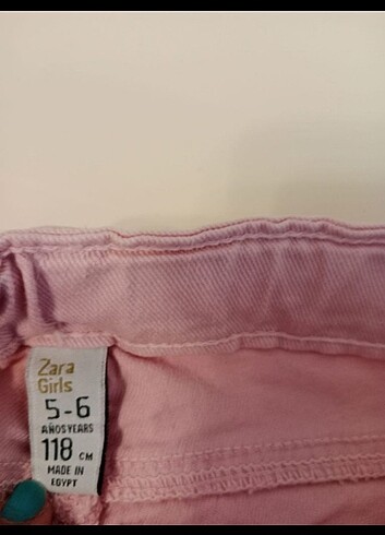 Zara Zara Kız çocuk pembe pantolon 
