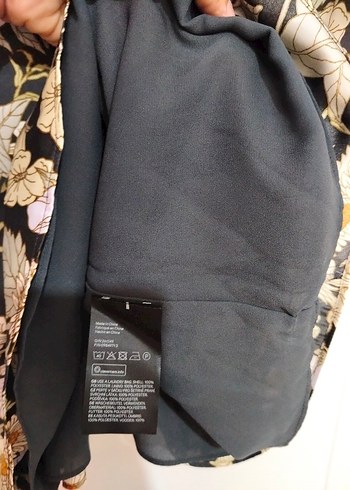 m Beden çeşitli Renk H&M Çiçek Desenli Askılı Bluz