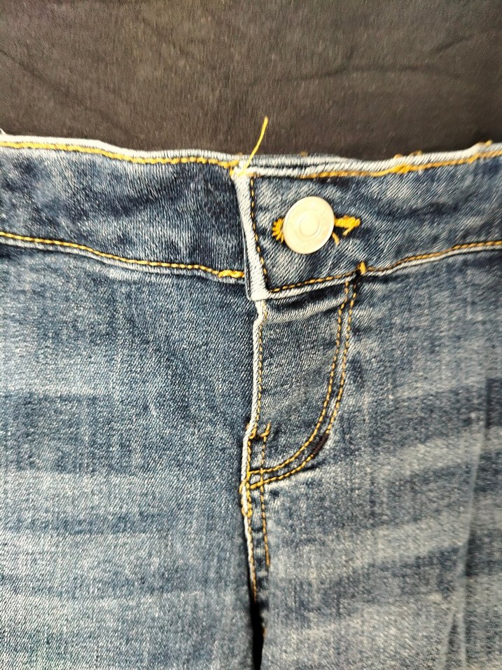 H&M Koyu Mavi Hamile Kot Şort - Görsel 2