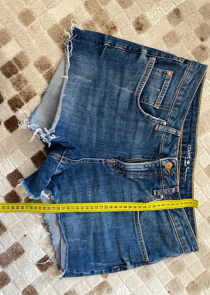 Jean şort - Görsel 4