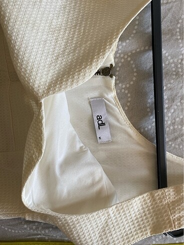 Kalp yaka kırk beyaz elbise - Görsel 6