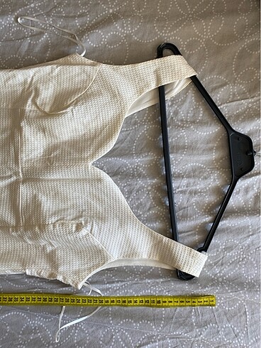 Kalp yaka kırk beyaz elbise - Görsel 5