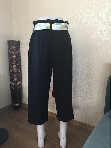 42 Beden Mom jeans kışlıktır yünlü kot kumaşı