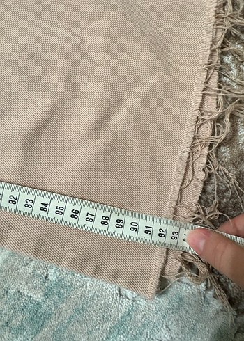 Kadın Kahverengi Düz Kesim Kot pantolon - Görsel 7