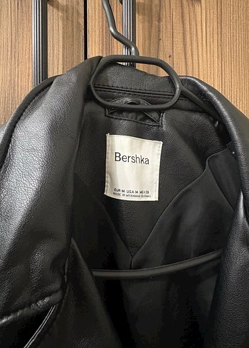 Siyah Kadın Deri Biker Ceket - Görsel 4