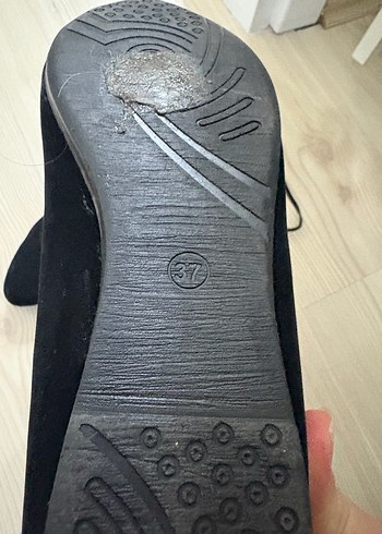 Siyah Elastik Bağcıklı Kadın Stiletto - Görsel 4