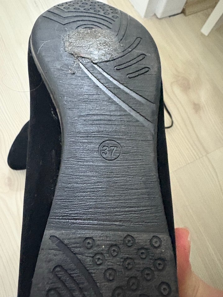 Siyah Elastik Bağcıklı Kadın Stiletto - Görsel 4