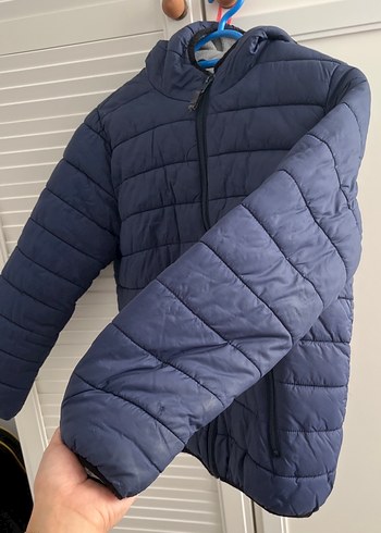 Defacto Erkek Çocuk Mavi Fermuarlı Mont - Görsel 2