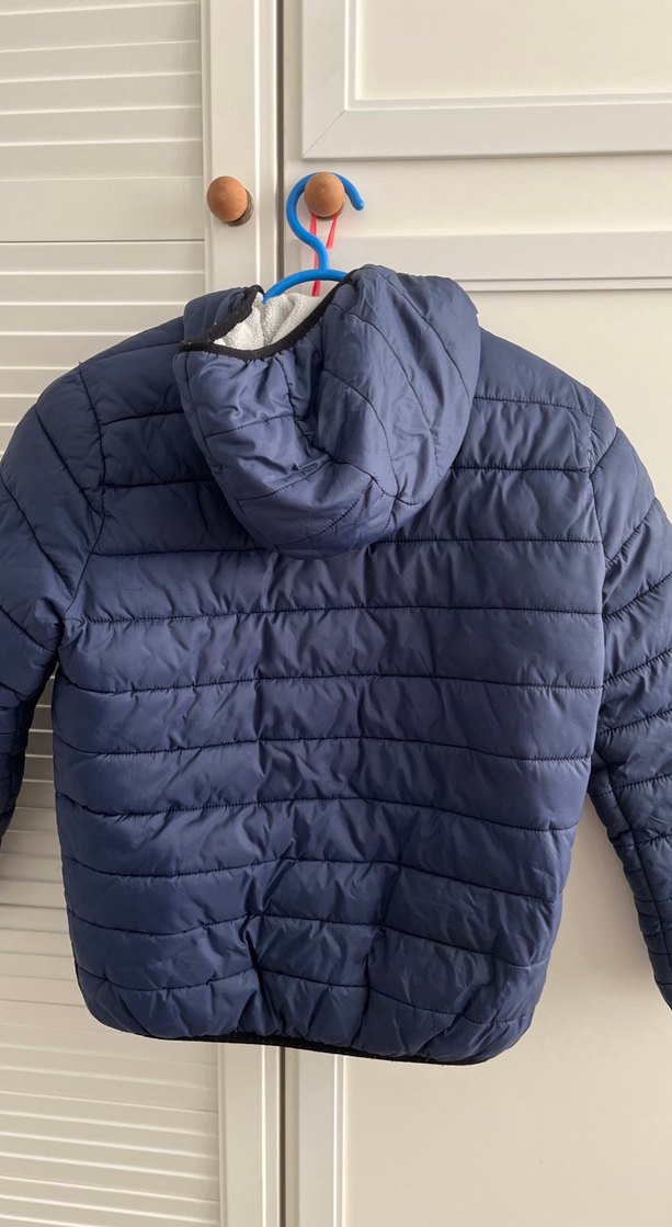Defacto Erkek Çocuk Mavi Fermuarlı Mont - Görsel 3