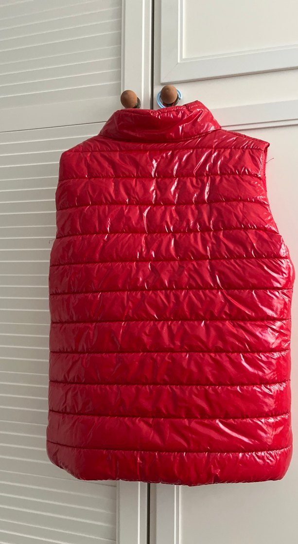 Parlak Kırmızı Fermuarlı Kız çocuk Yelek - Görsel 2