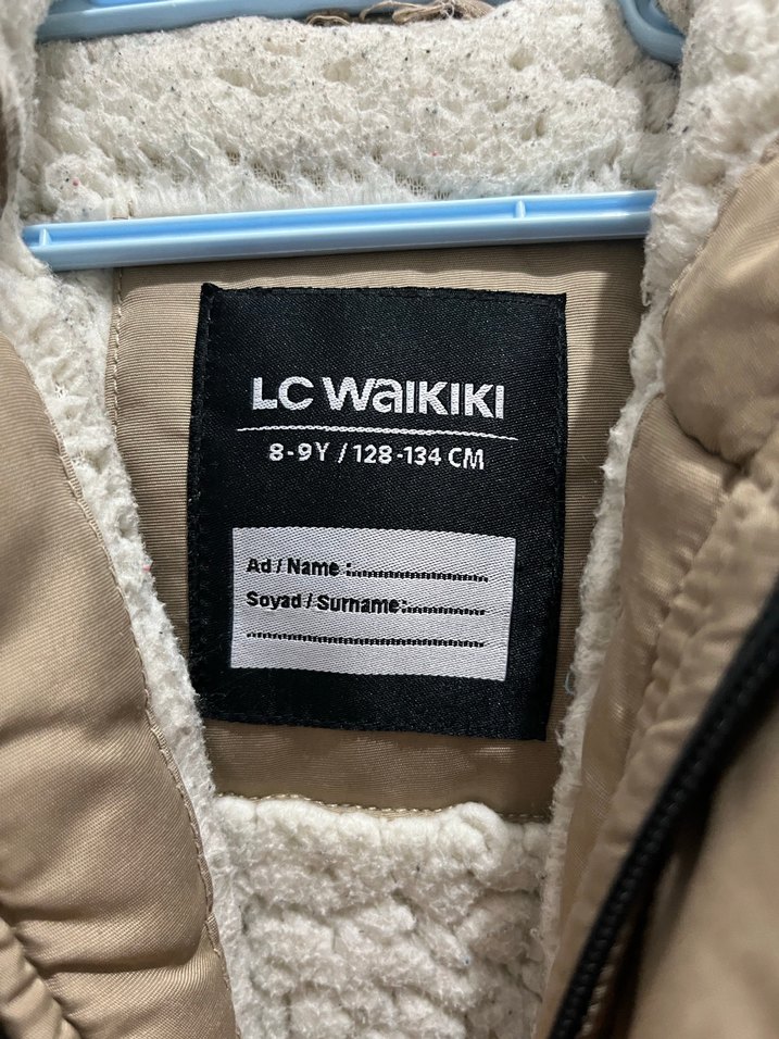 Bej Kapüşonlu Düğmeli Erkek Mont - Görsel 2