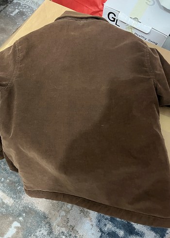 Erkek çocuk Kahverengi kadife Düğmeli Ceket - Görsel 3