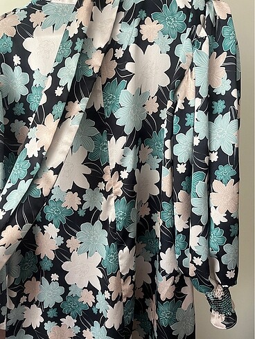 Pamuk saten tunik çok şok etiketli - Görsel 2