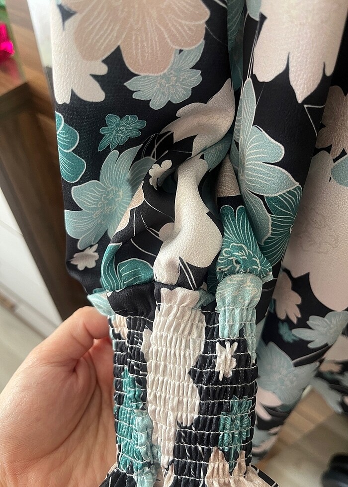 Pamuk saten tunik çok şok etiketli - Görsel 4