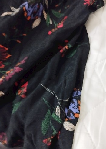 V Yaka Bohem Midi Elbise - Görsel 10