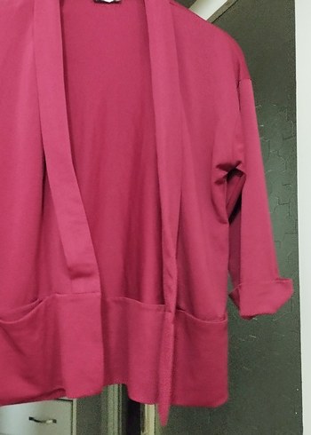 Bordo Midi Kadın dış gıyım - Görsel 5