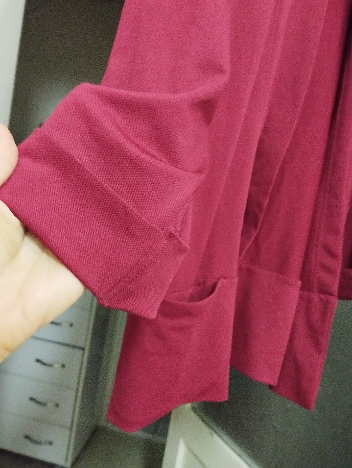 Bordo Midi Kadın dış gıyım - Görsel 3