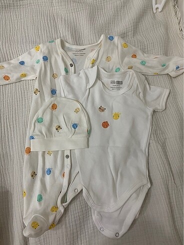 Diğer E bebek 3 lü set tulum