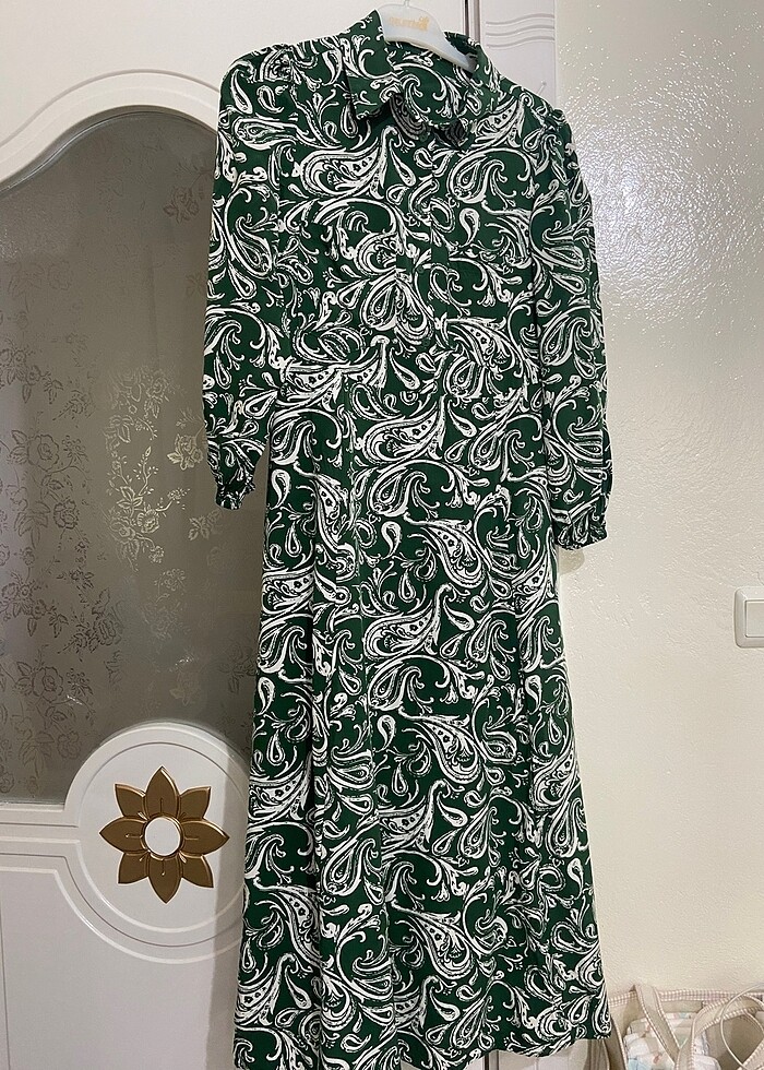 Mango viskon elbise - Görsel 3