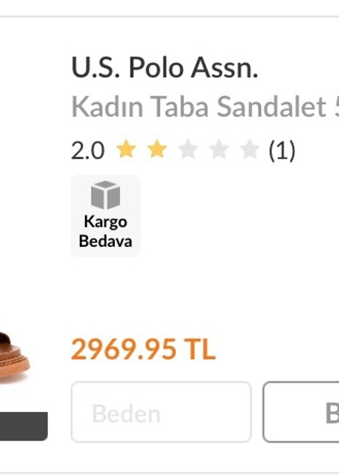 Usp polo kadın sandalet - Görsel 4