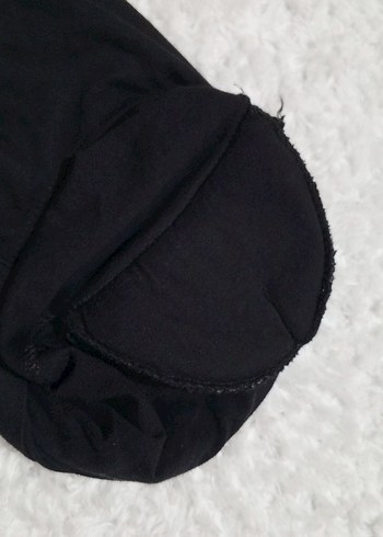 Siyah Baskılı Pamuklu Hamile Tişörtü - Görsel 3