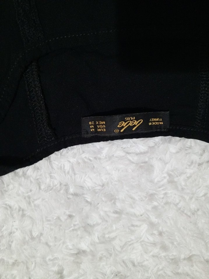 Düğmeli Siyah Bohem Kadın Panço - Görsel 3