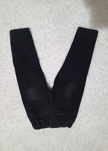 Kahverengi Ayıcık Baskılı Erkek Çocuk Kot Pantolon - Görsel 2