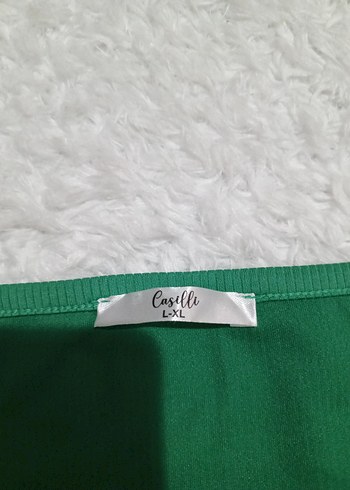 Yeşil Ekose Desenli Kız Tayt - Görsel 4