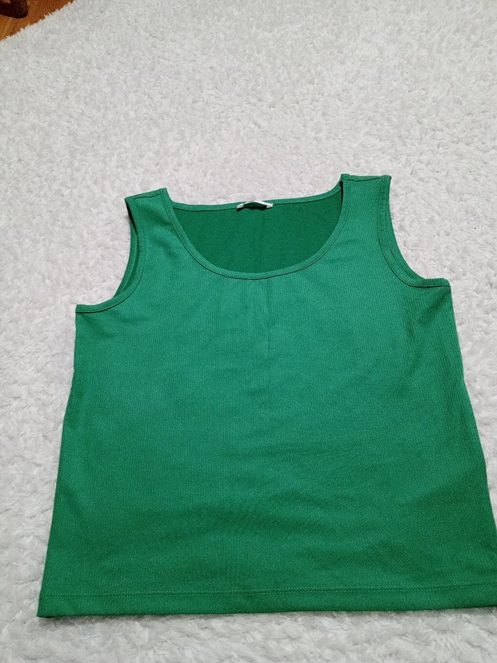 Yeşil Ekose Desenli Kız Tayt - Görsel 3