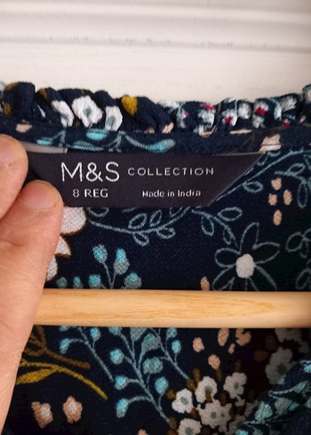 Bohem Stil Uzun Kollu Desenli Elbise - Görsel 2