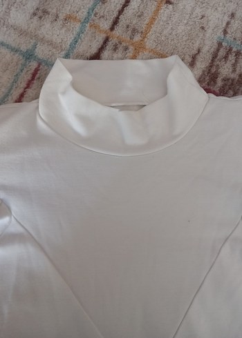 Beyaz Yüksek Yakalı Kadın badiy - Görsel 5